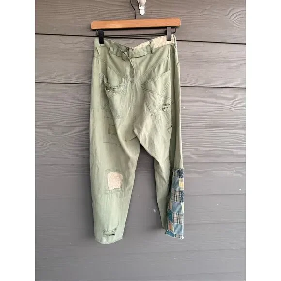 POL patchwork distressed pants - Picture 4 of 7